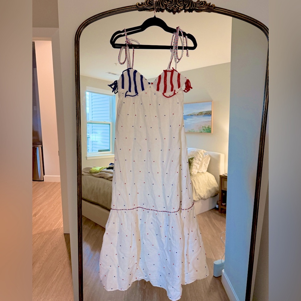 Farm Rio beaded fish dress size S- worn once!